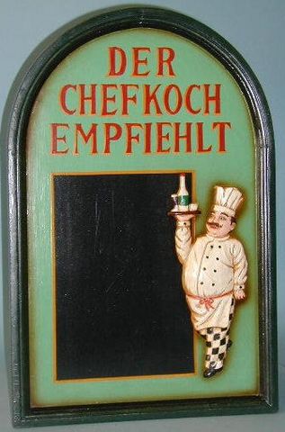 22116 Tafel Chefkoch (40x60cm) Nitsche