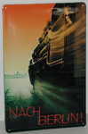 26121 Blechschild Eisenbahn Zug nach Berlin (20x30cm) Nitsche