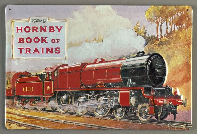 26131 Blechschild Eisenbahn Hornby Lok rot (30x20cm) Nitsche
