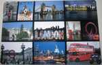 25527 Blechschild Geographie London Collage (30x20cm) Nitsche