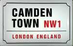 25541 Blechschild Geographie Camden Town (30x20cm) Nitsche