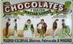 25114 Blechschild Schokolade Keckse Chocolates (30x20cm) Nitsche