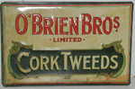 26249 Blechschild Schokolade Keckse Cork Tweeds (30x20cm) Nitsche