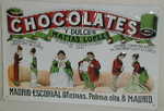 26552 Blechschild Schokolade Keckse Chocolates (30x20cm) Nitsche