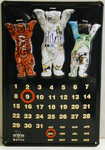 26347 Blechschild Sonstiges Baeren Kalender (20x30cm) Nitsche