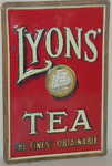 26405 Blechschild Kaffee Tee Lyons Tea (20x30cm) Nitsche
