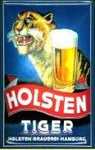 25486 Blechschild Getraenke Bier Holsten Tiger (20x30cm) Nitsche