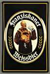 26128 Blechschild Getraenke Bier Franziskaner (20x30cm) Nitsche