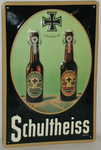 26372 Blechschild Getraenke Bier Schultheiss Flaschen (20x30cm) Nitsche