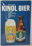 26846 Blechschild Getraenke Bier Kindl Bier blau (20x30cm) Nitsche
