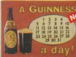 25759 Blechschild Guinness Kalender (40x30cm) Nitsche