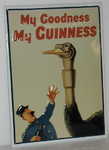 26321 Blechschild Guinness Pfau (20x30cm) Nitsche