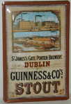 26413 Blechschild Guinness Stout Fabrik (20x30cm) Nitsche