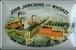 26026 Blechschild Getraenke Whisky John Jamesons Fabrik (30x20cm) Nitsche