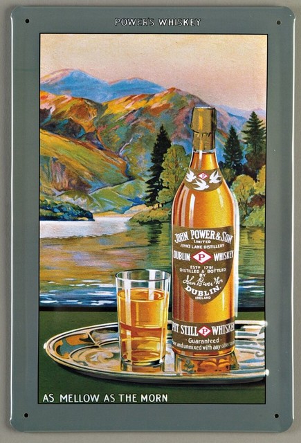 26117 Blechschild Getraenke Whisky Powers Whisky (20x30cm) Nitsche