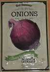 26973 Blechschild Kueche Lebensmittel Onions (20x30cm) Nitsche
