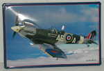 26164 Blechschild Luftfahrt Spitfire Flugzeug (30x20cm) Nitsche