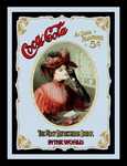 18187 Spiegelbild Coca Cola Dame rot (20x30cm) Nitsche