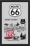 18606 Spiegelbild Route 66 Scenig Highway (20x30cm) Nitsche