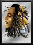 18513 Spiegelbild Bob Marley (20x30cm) Nitsche