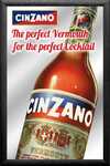 18870 Spiegelbild Cinzano Flasche perfect (20x30cm) Nitsche