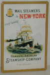 26435 Blechschild Schiffe Mail Steamers NY (20x30cm) Nitsche