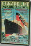 26595 Blechschild Schiffe Cunard NY Liverpool (20x30cm) Nitsche