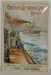 26747 Blechschild Schiffe Ost Afrika Linie HH (20x30cm) Nitsche