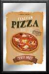 18341 Spiegelbild Italien Food Pizza (20x30cm) Nitsche