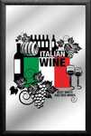 18344 Spiegelbild Italien Food Wine (20x30cm) Nitsche