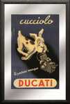 18672 Spiegelbild Ducati Cucciolo (20x30cm) Nitsche
