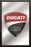 18673 Spiegelbild Ducati Emblem Corse (20x30cm) Nitsche