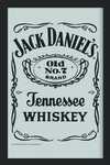 18411 Spiegelbild Jack Daniels Transparent (20x30cm) Nitsche